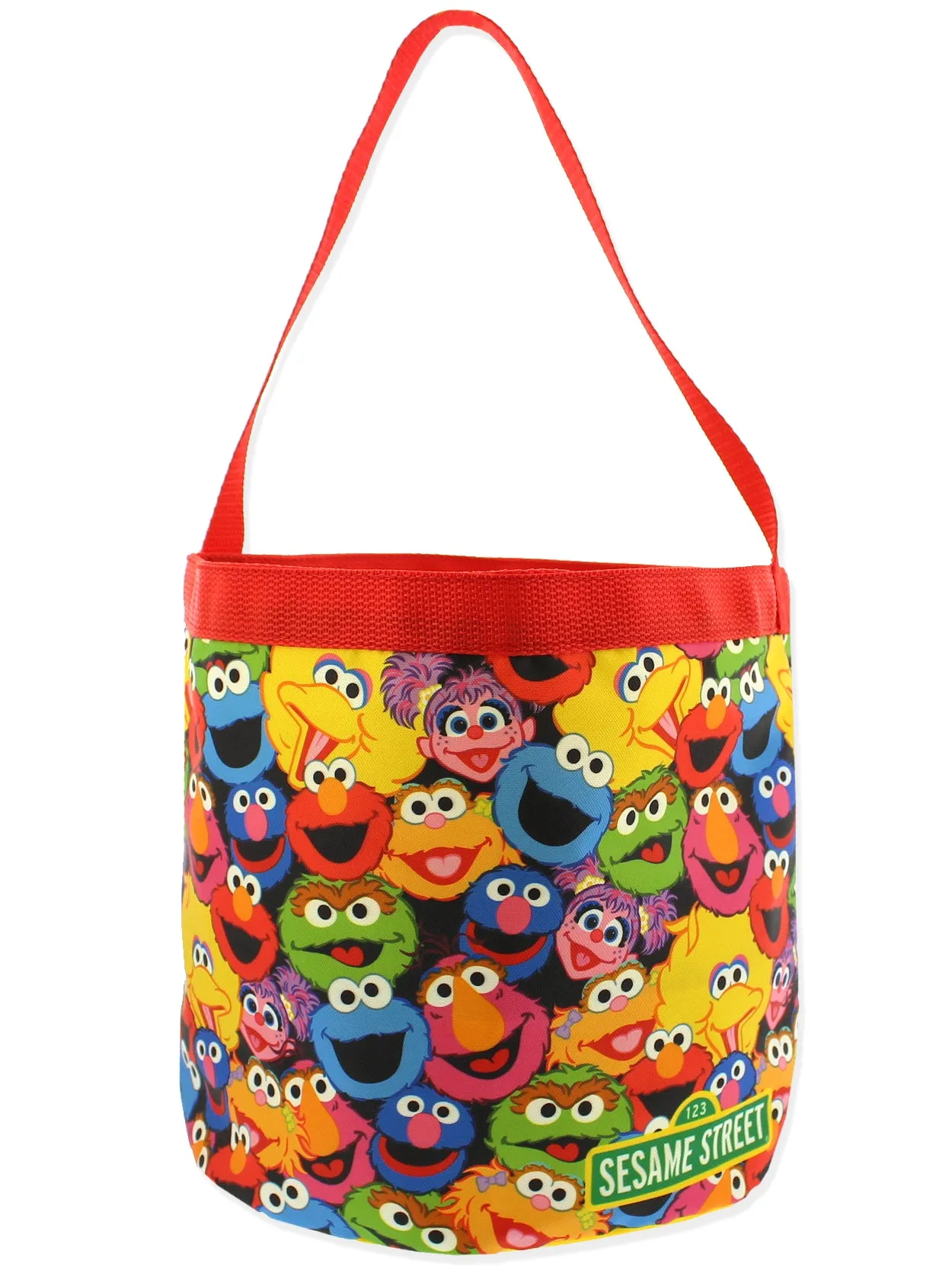 Sesame Street Elmo Collapsible Bucket Tote Bag