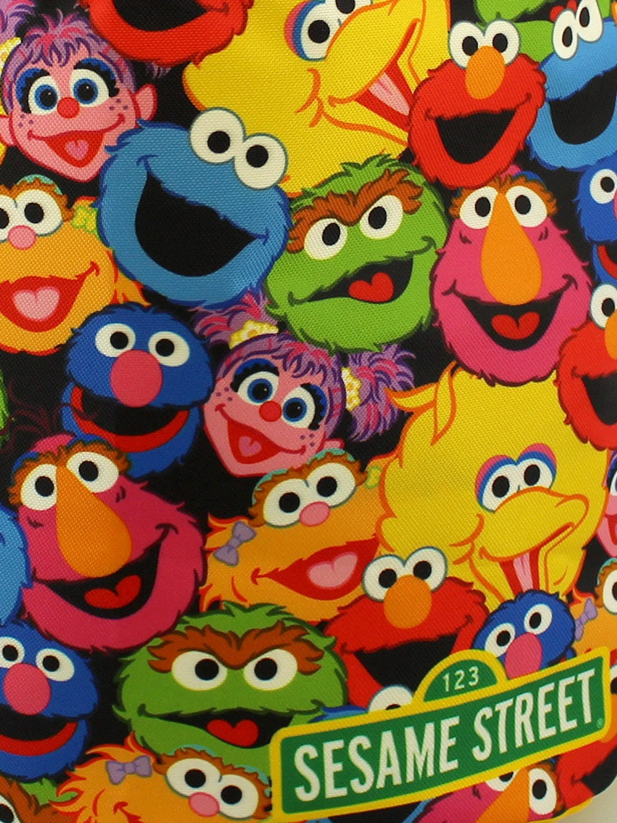 Sesame Street Elmo Collapsible Bucket Tote Bag
