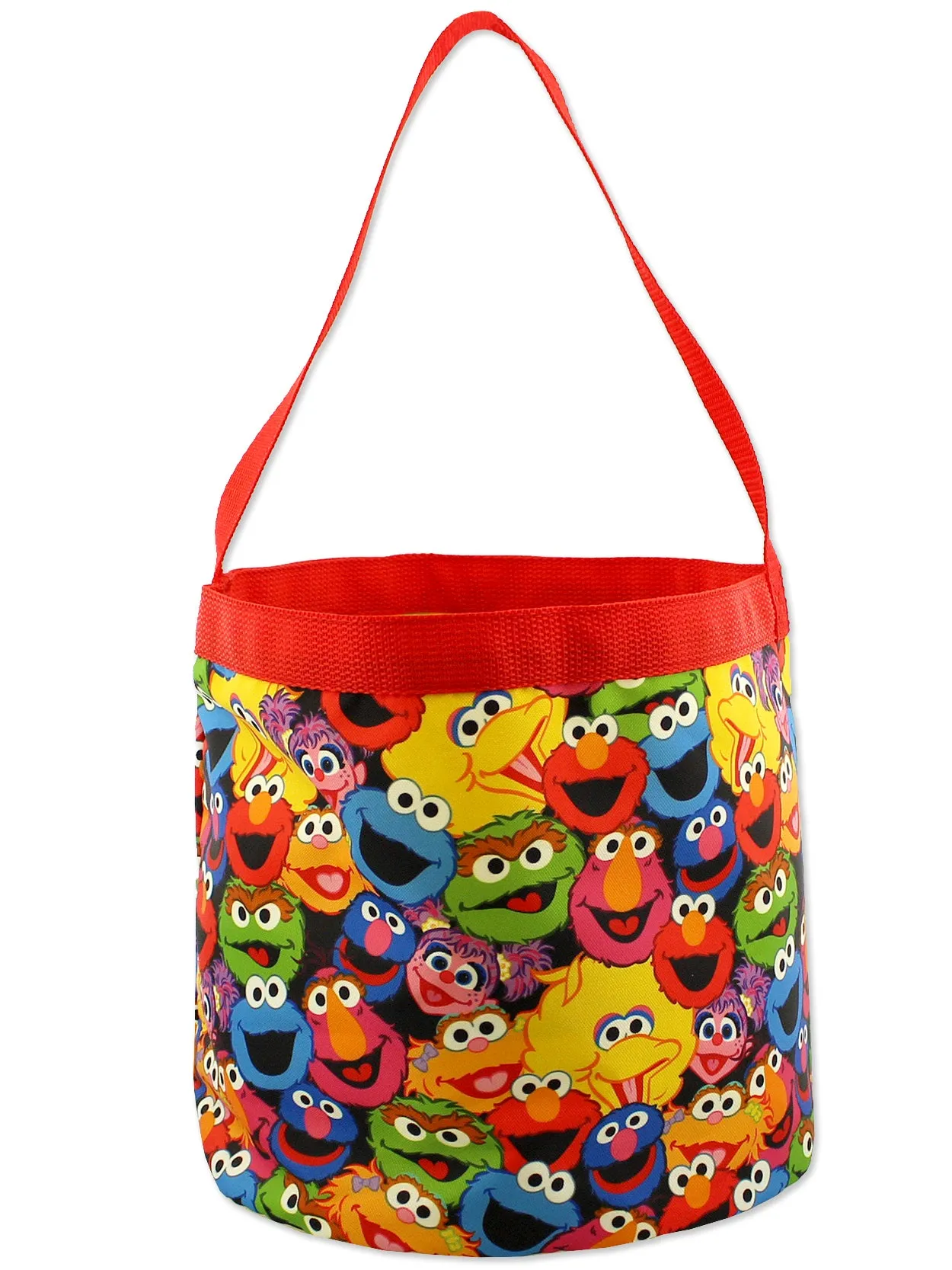 Sesame Street Elmo Collapsible Bucket Tote Bag