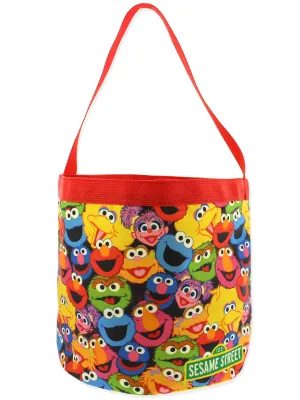 Sesame Street Elmo Collapsible Bucket Tote Bag