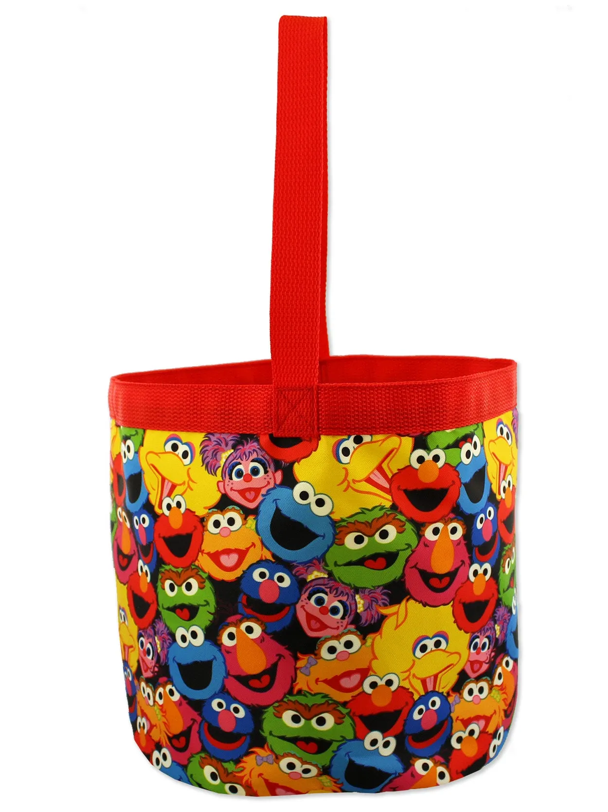 Sesame Street Elmo Collapsible Bucket Tote Bag