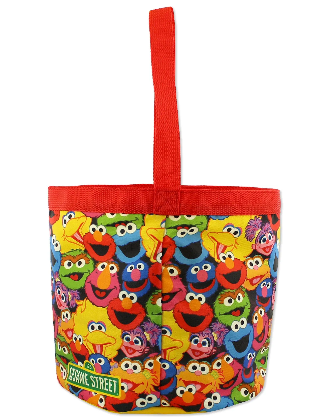 Sesame Street Elmo Collapsible Bucket Tote Bag