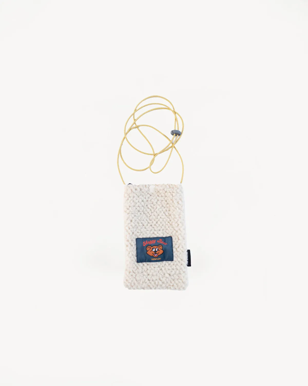 Shaggy Bear Pouch - Ecru