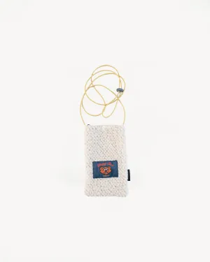 Shaggy Bear Pouch - Ecru