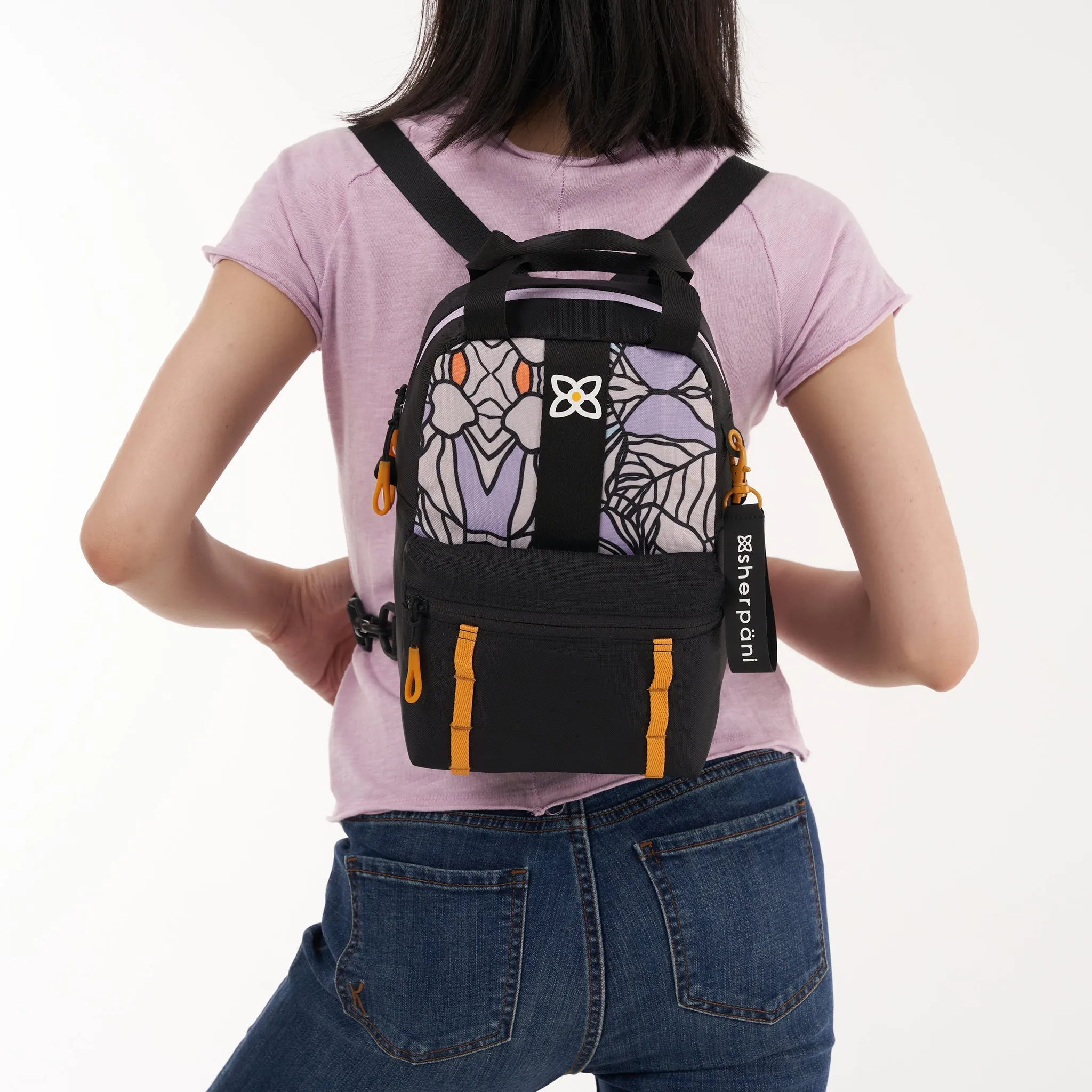 Sherpani Logan Mini Backpack/ Crossbody bloom