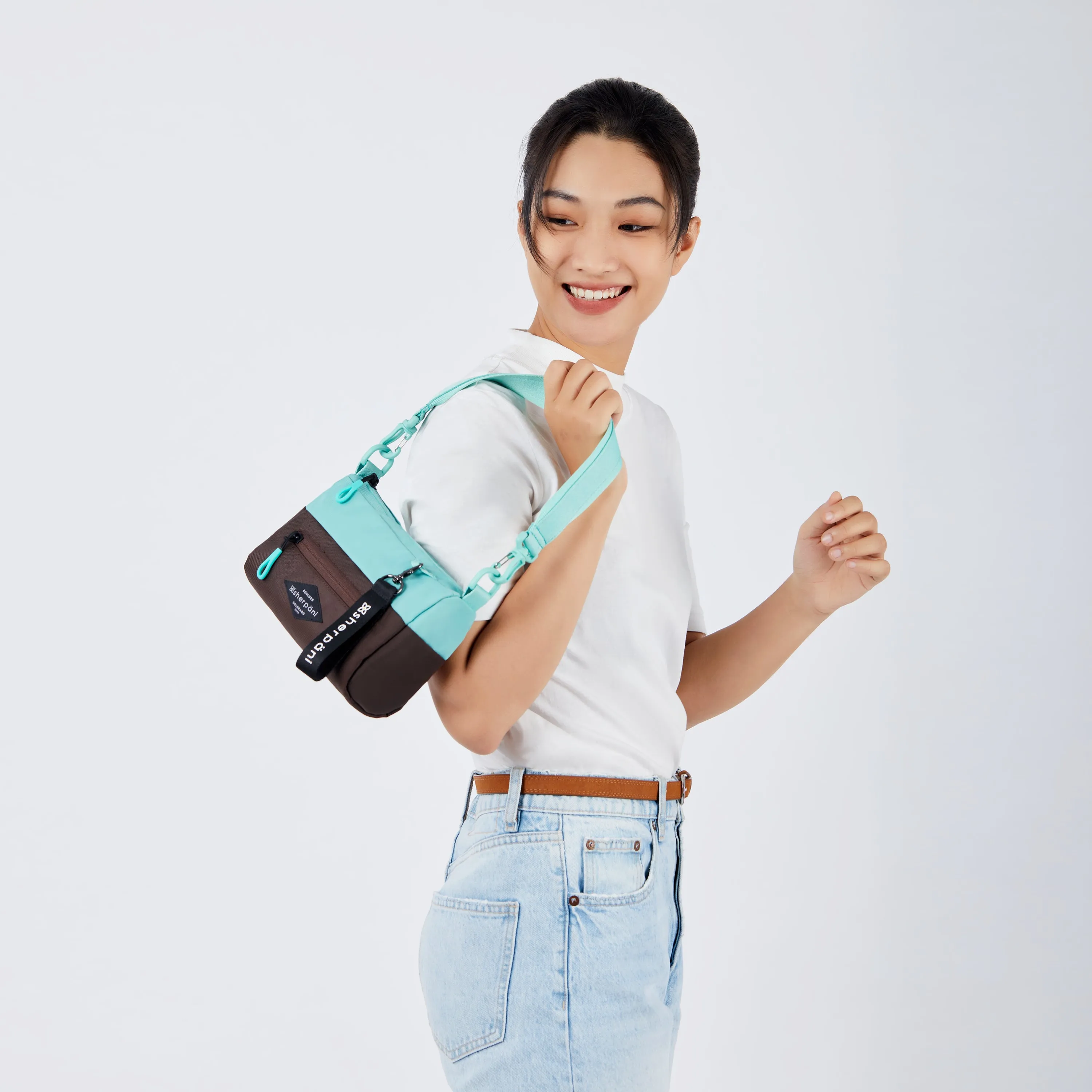 Sherpani Skye Crossbody Handbag seagreen