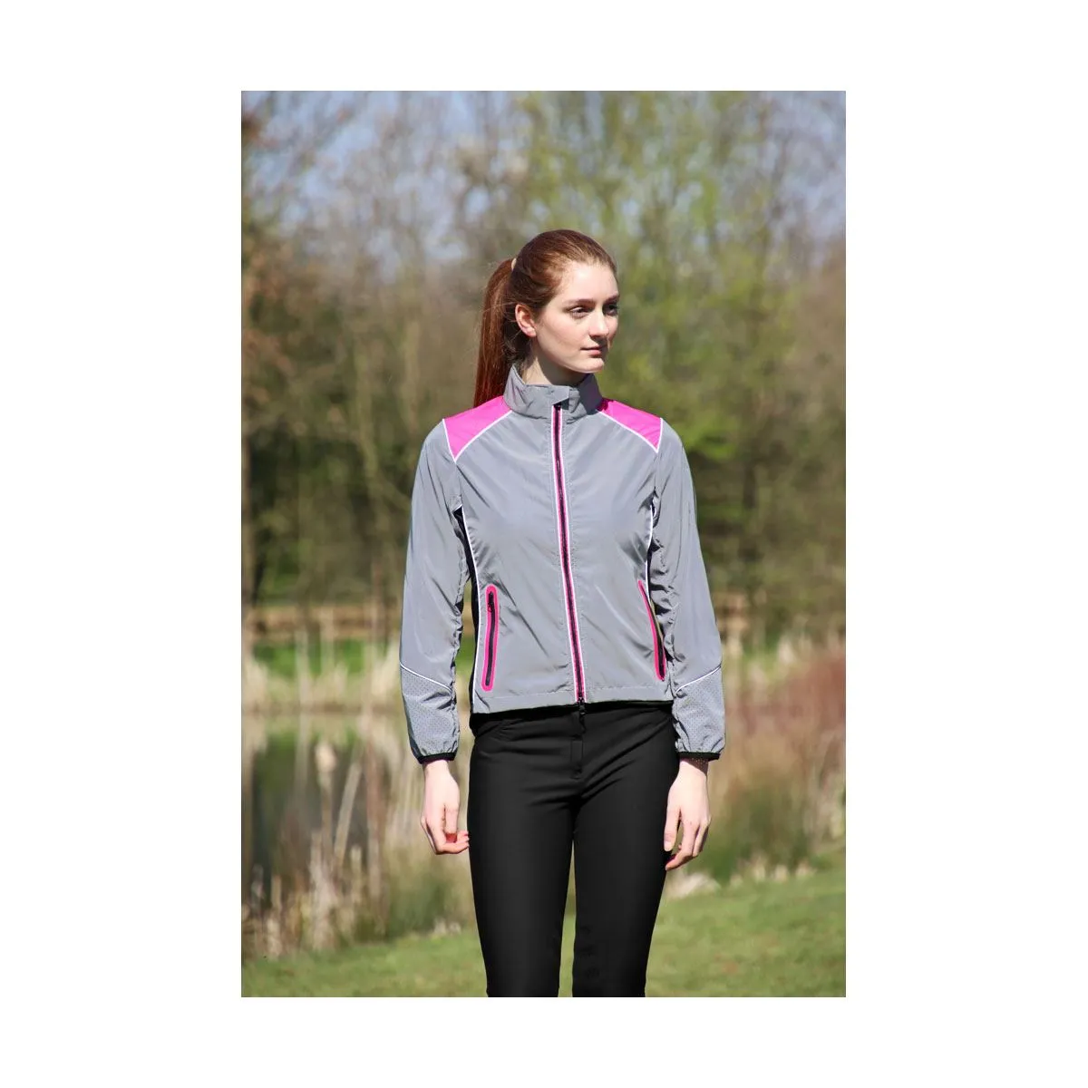 Silva Flash Two Tone Reflective Jacket by Hy Equestrian