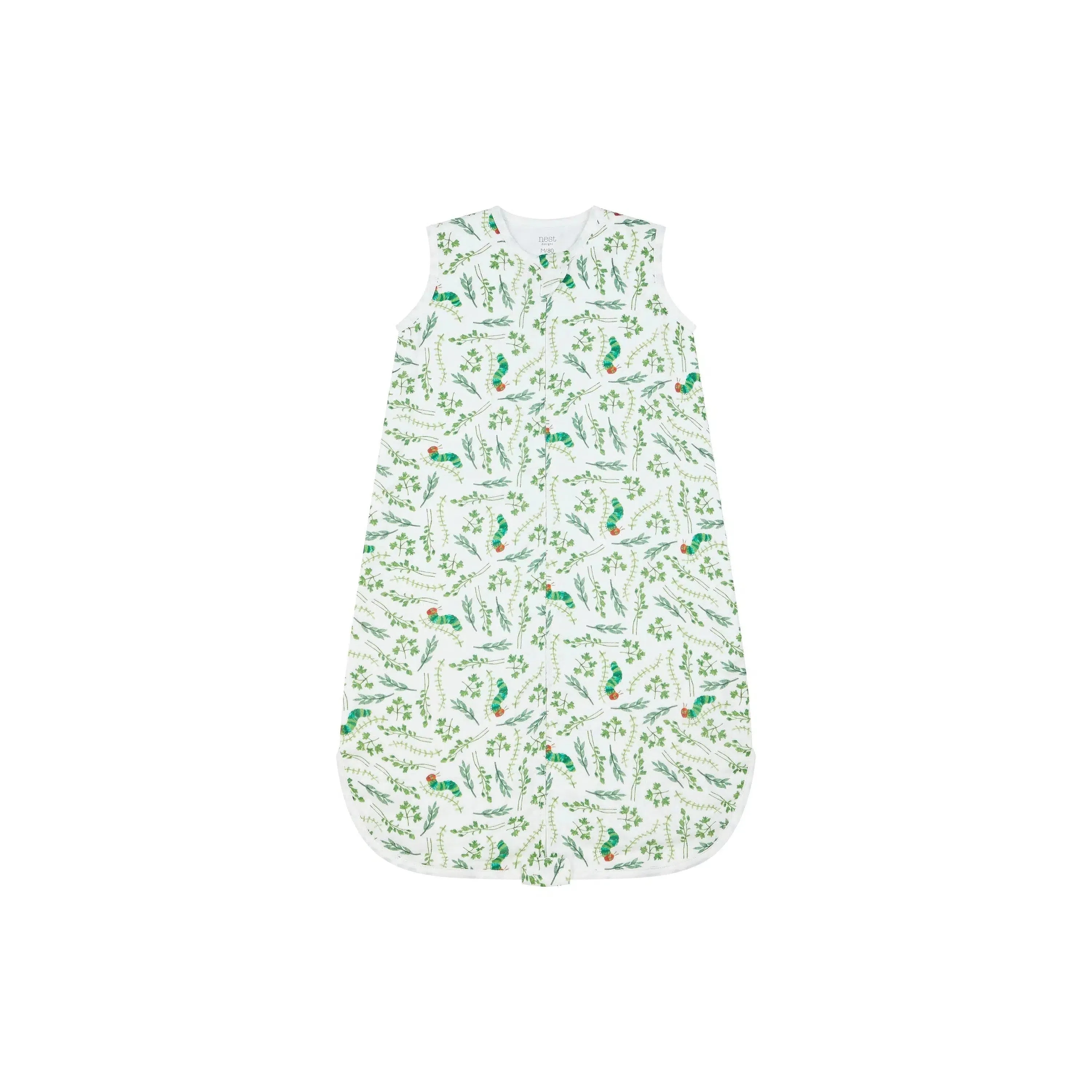 Sleeveless Bamboo Sleep Bag 0.6 Tog -  Eric Carle Herb Garden