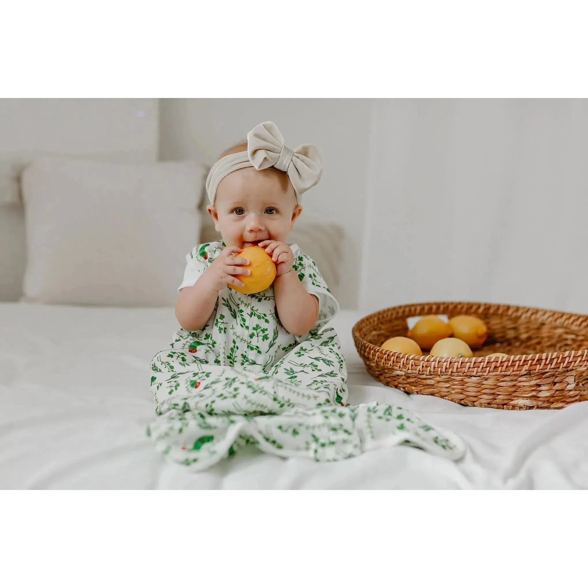 Sleeveless Bamboo Sleep Bag 0.6 Tog -  Eric Carle Herb Garden