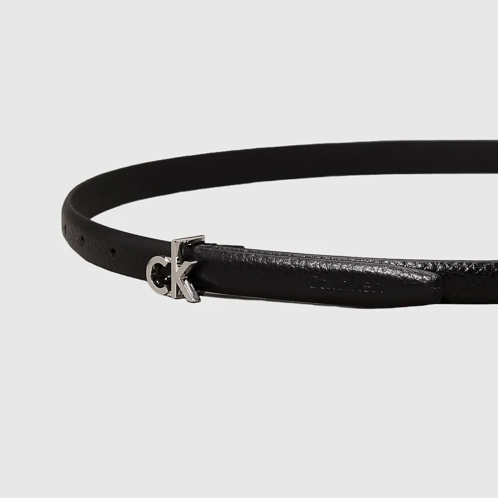 Slim Pebble Belt - Black