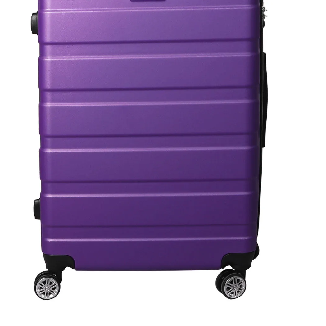 Slimbridge 24" Luggage Case Suitcase Purple 24 inch