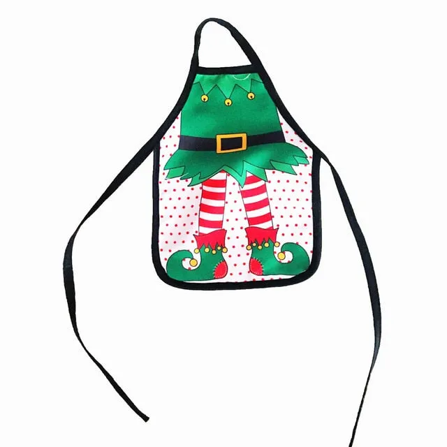 Small Apron bottle Wine Cover Christmas Sexy Lady/Xmas Dog/Santa Pinafore red wine bottle wrapper Holiday Bottle clothes Dress