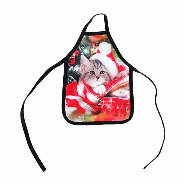 Small Apron bottle Wine Cover Christmas Sexy Lady/Xmas Dog/Santa Pinafore red wine bottle wrapper Holiday Bottle clothes Dress