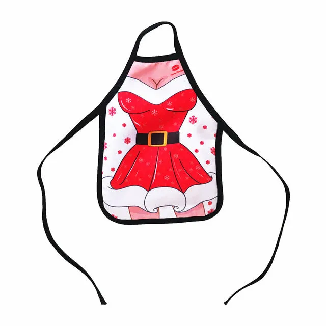 Small Apron bottle Wine Cover Christmas Sexy Lady/Xmas Dog/Santa Pinafore red wine bottle wrapper Holiday Bottle clothes Dress