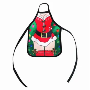 Small Apron bottle Wine Cover Christmas Sexy Lady/Xmas Dog/Santa Pinafore red wine bottle wrapper Holiday Bottle clothes Dress