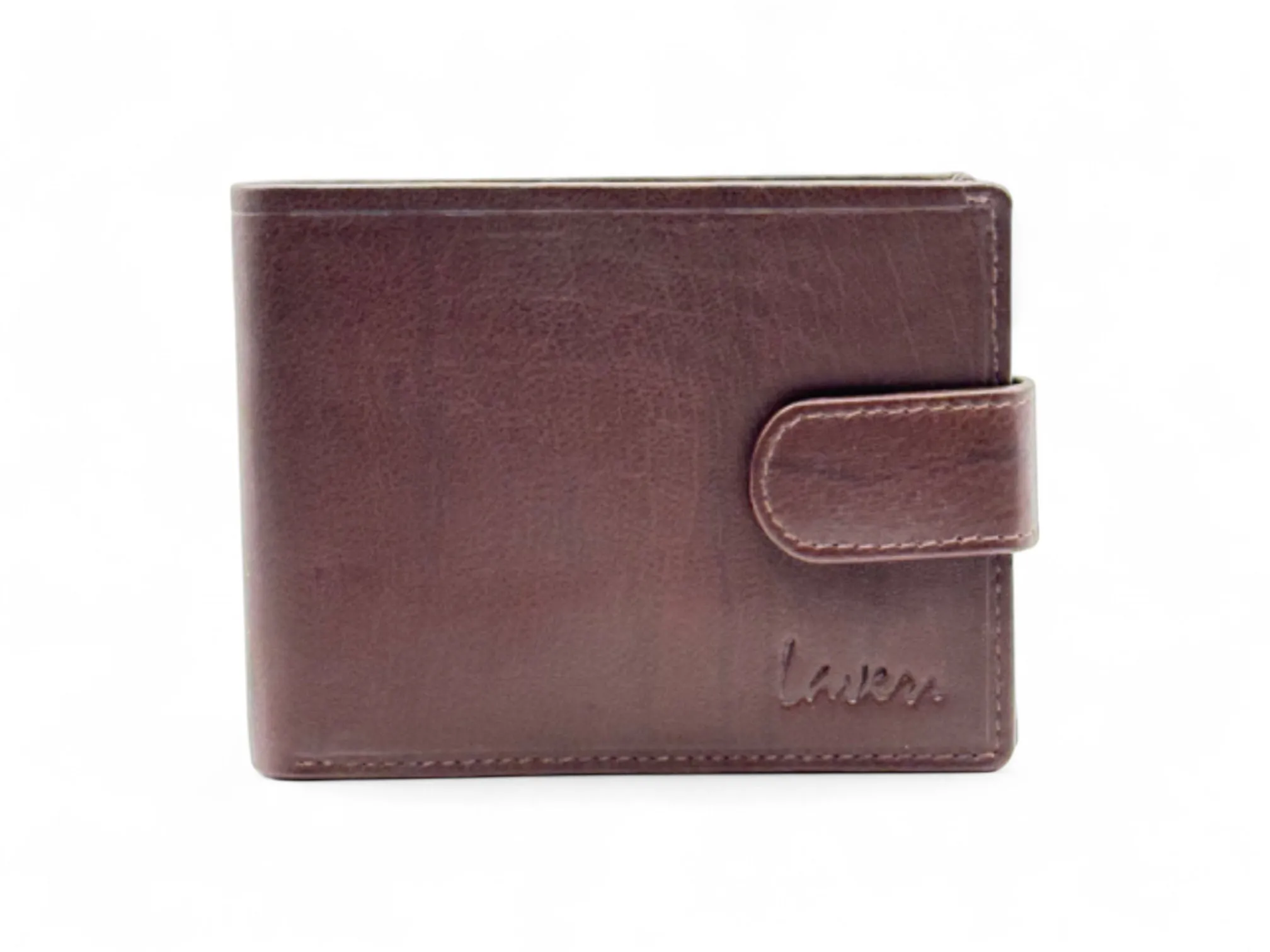 Smooth Premium 16 Card Billfold RFID Wallet With Loop #1001L