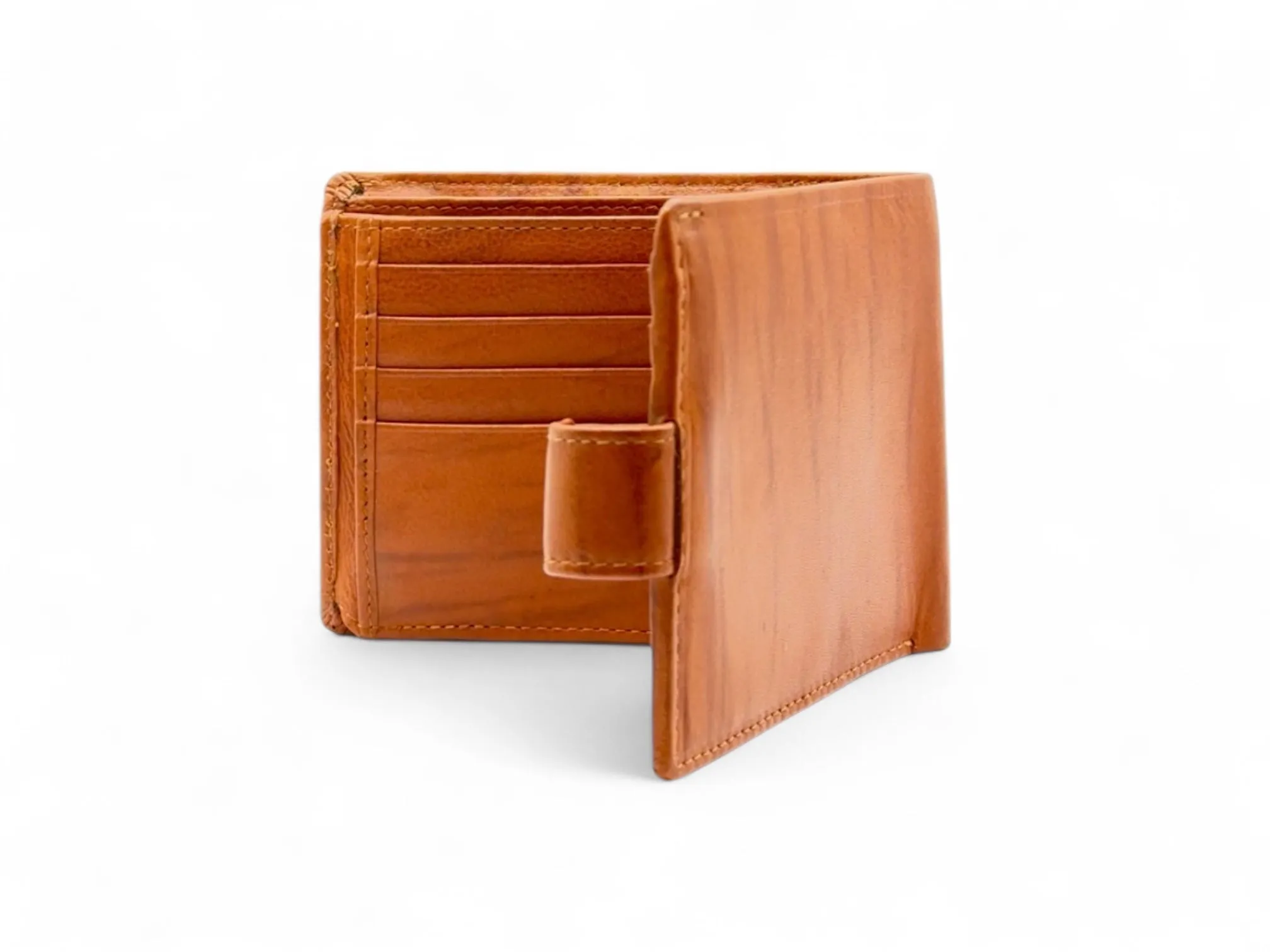 Smooth Premium 16 Card Billfold RFID Wallet With Loop #1001L