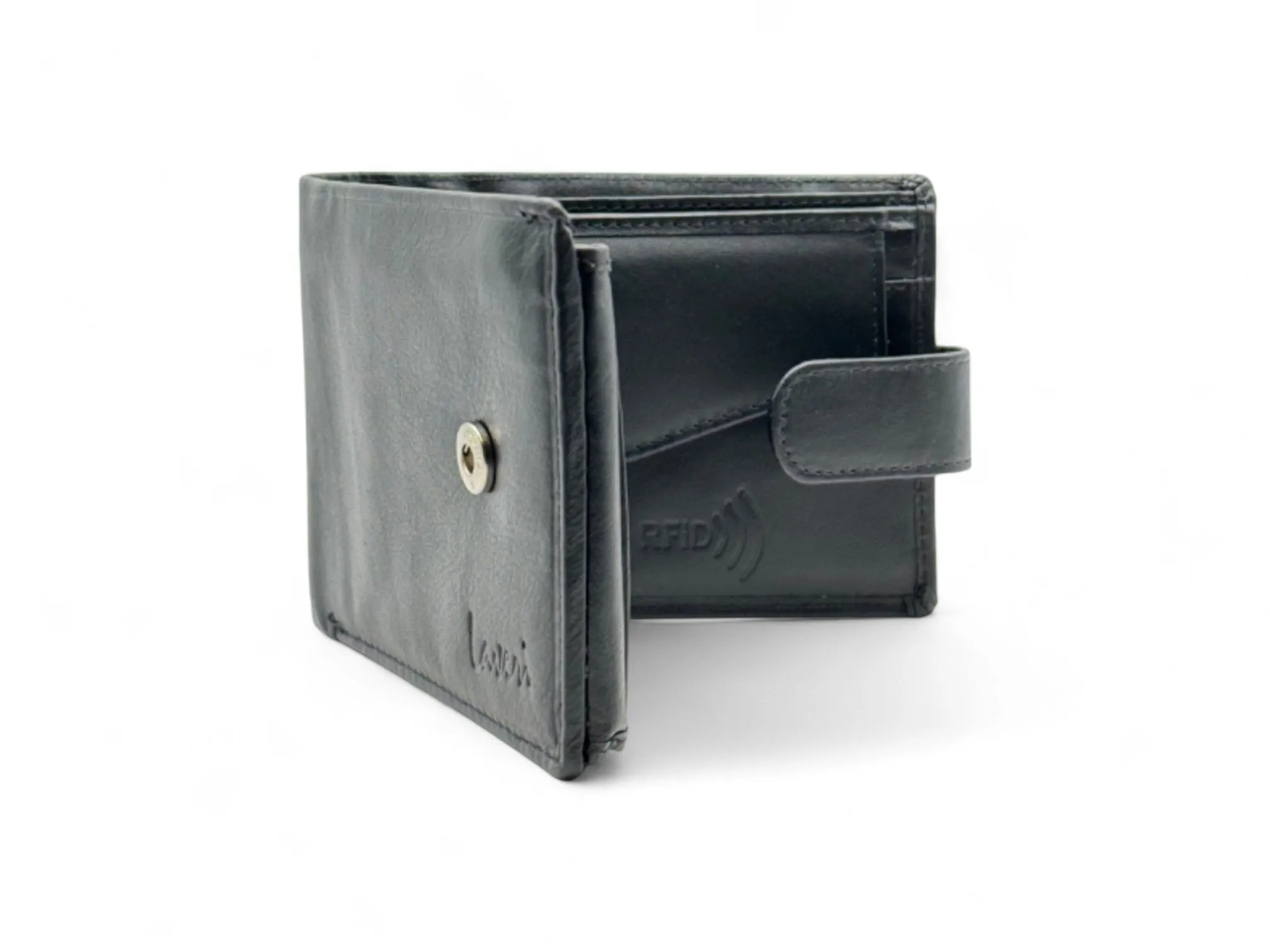Smooth Premium 18 Card Billfold RFID Wallet | Coin Pocket & Loop #1013CL