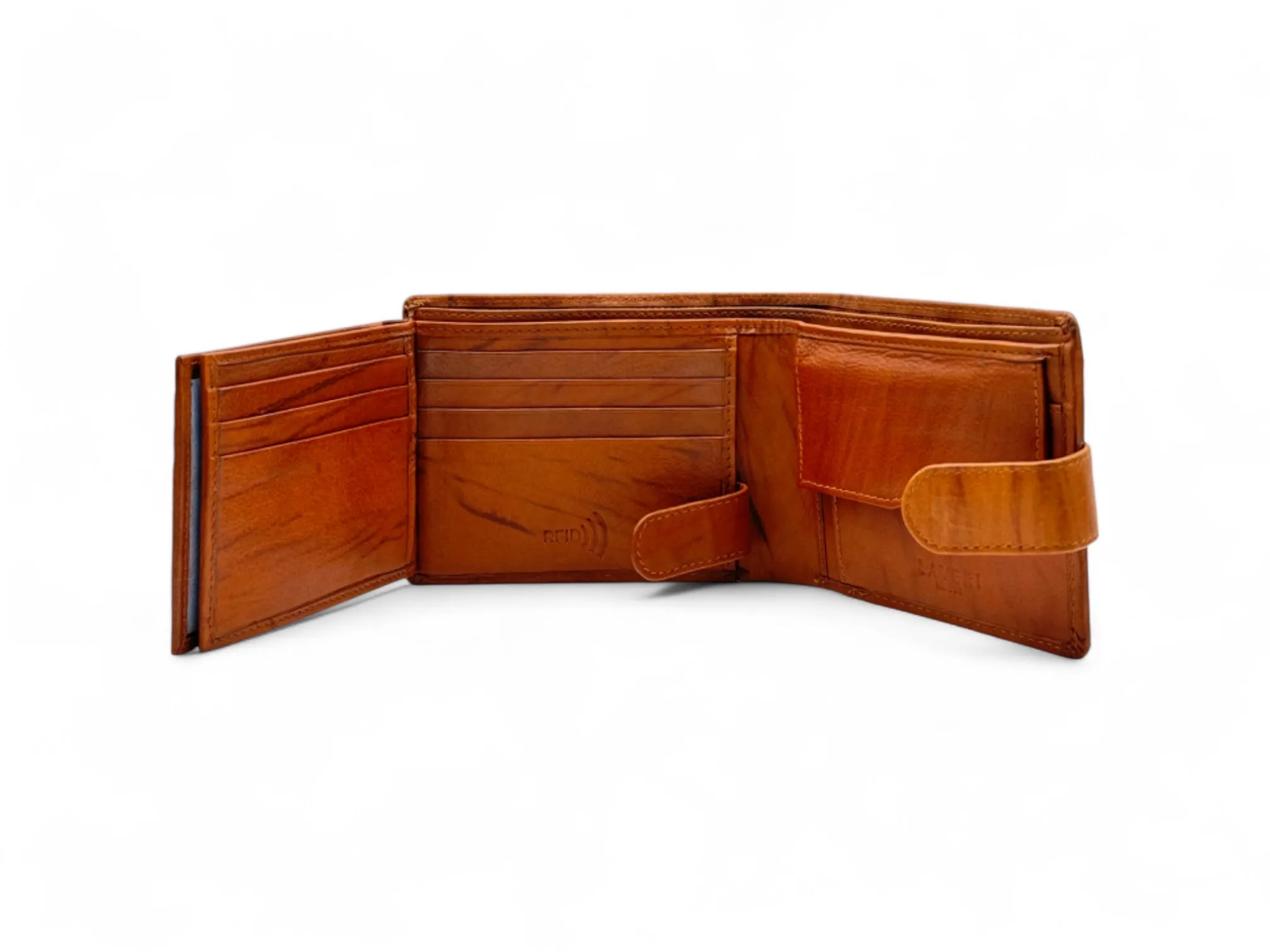 Smooth Premium 18 Card Billfold RFID Wallet | Coin Pocket & Loop #1013CL