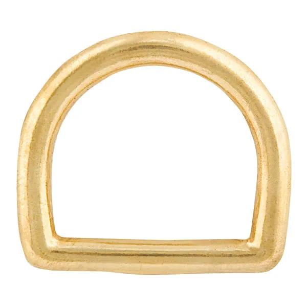 Solid Brass and Chrome Brass D Rings