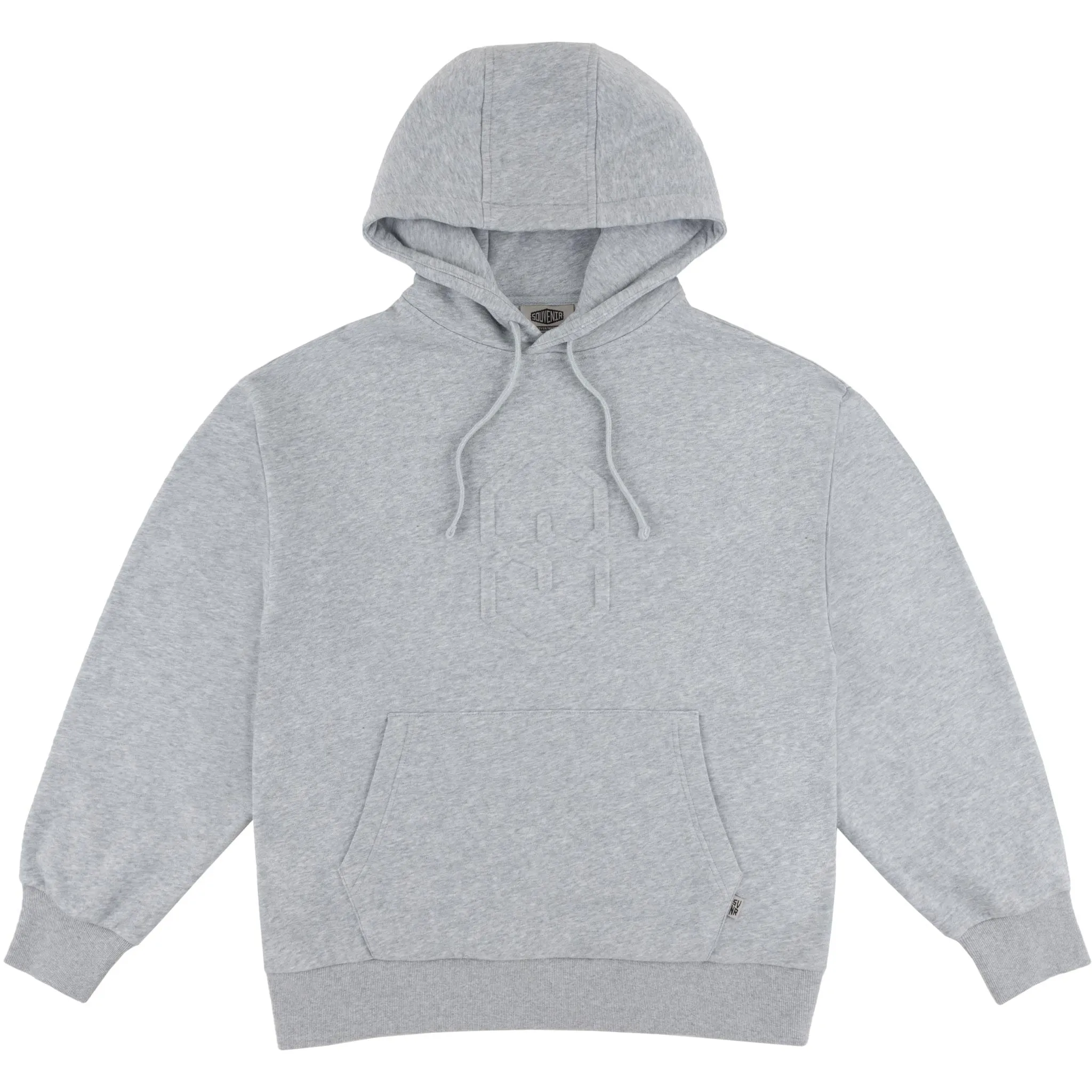Souvenir Embossed Hoody Heather Grey 2025