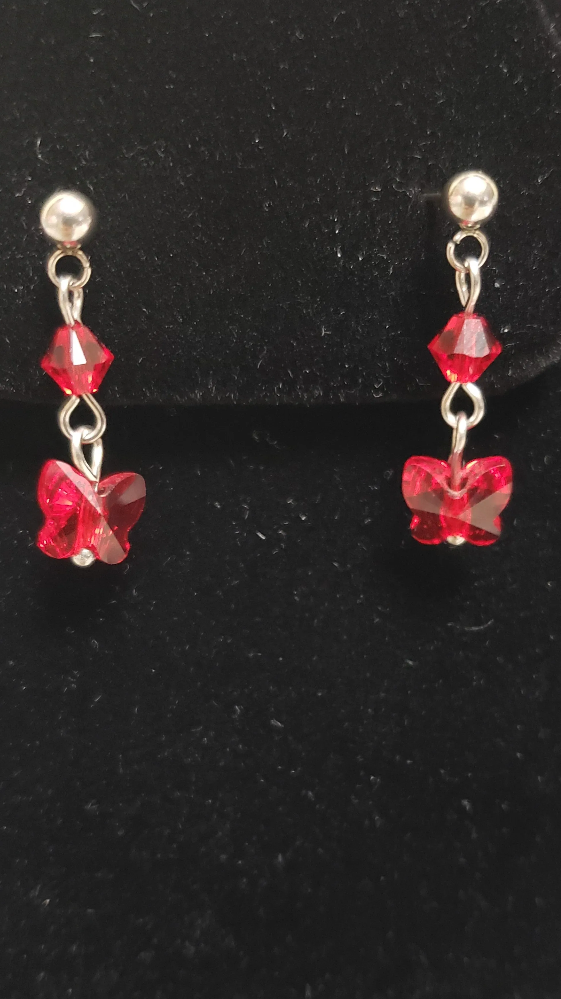 Sparkling Butterfly Earrings