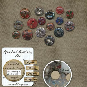 Speckled Buttons