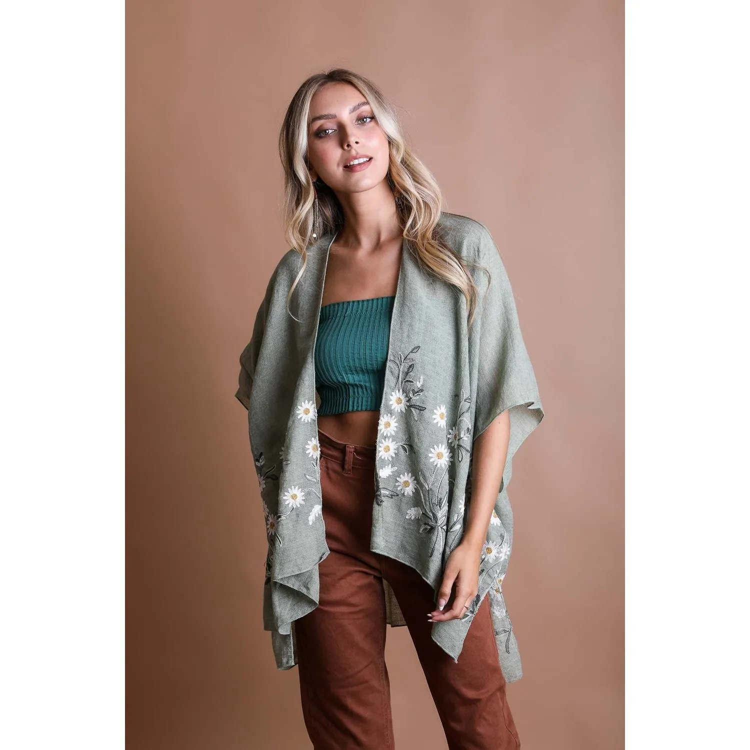 Spring Daisy Kimono