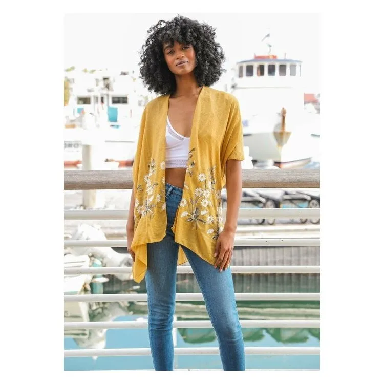 Spring Daisy Kimono