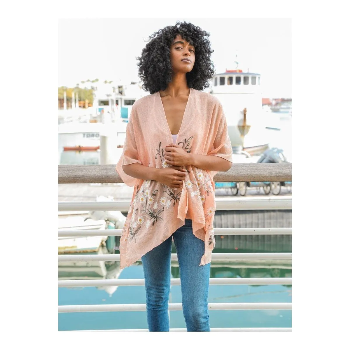 Spring Daisy Kimono