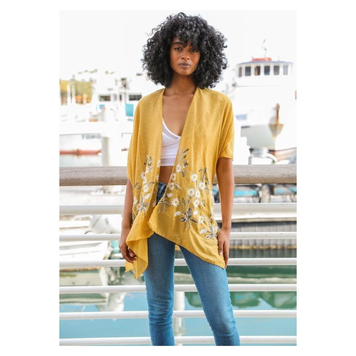 Spring Daisy Kimono