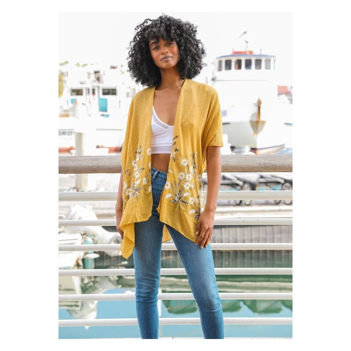 Spring Daisy Kimono