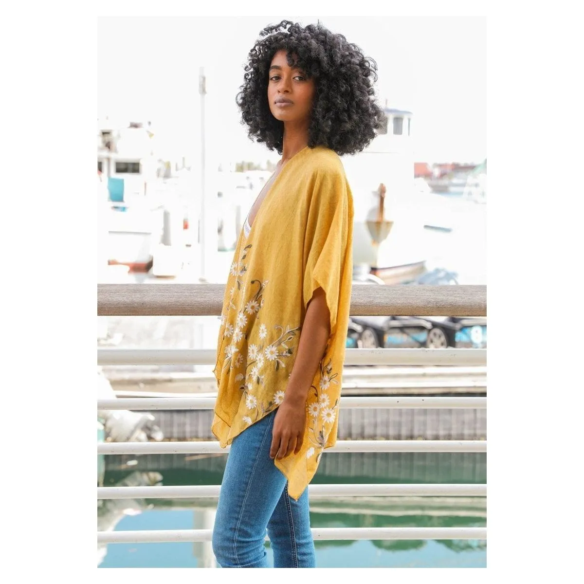 Spring Daisy Kimono
