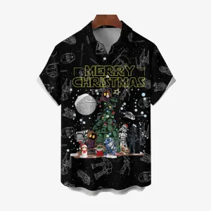 Star Wars Christmas Tree Pocket Casual Shirt 2412005882