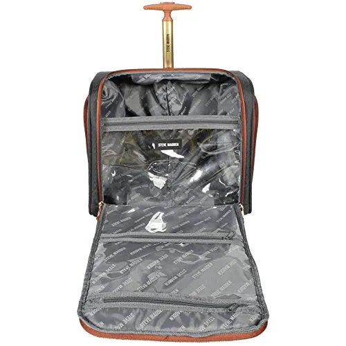 Steve Madden Designer 15 Inch Carry on Suitcase- Small Weekender