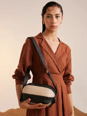 Summer Bag Shoulder Nugget-Ivory White-Ss25-Nugg-Blk-Ivy Leather-Cord