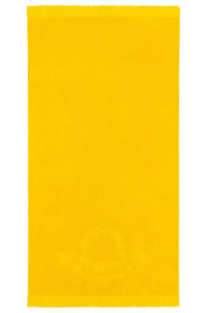 Super Yellow | Kids' Monochrome Beach Towel