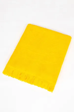 Super Yellow | Kids' Monochrome Beach Towel