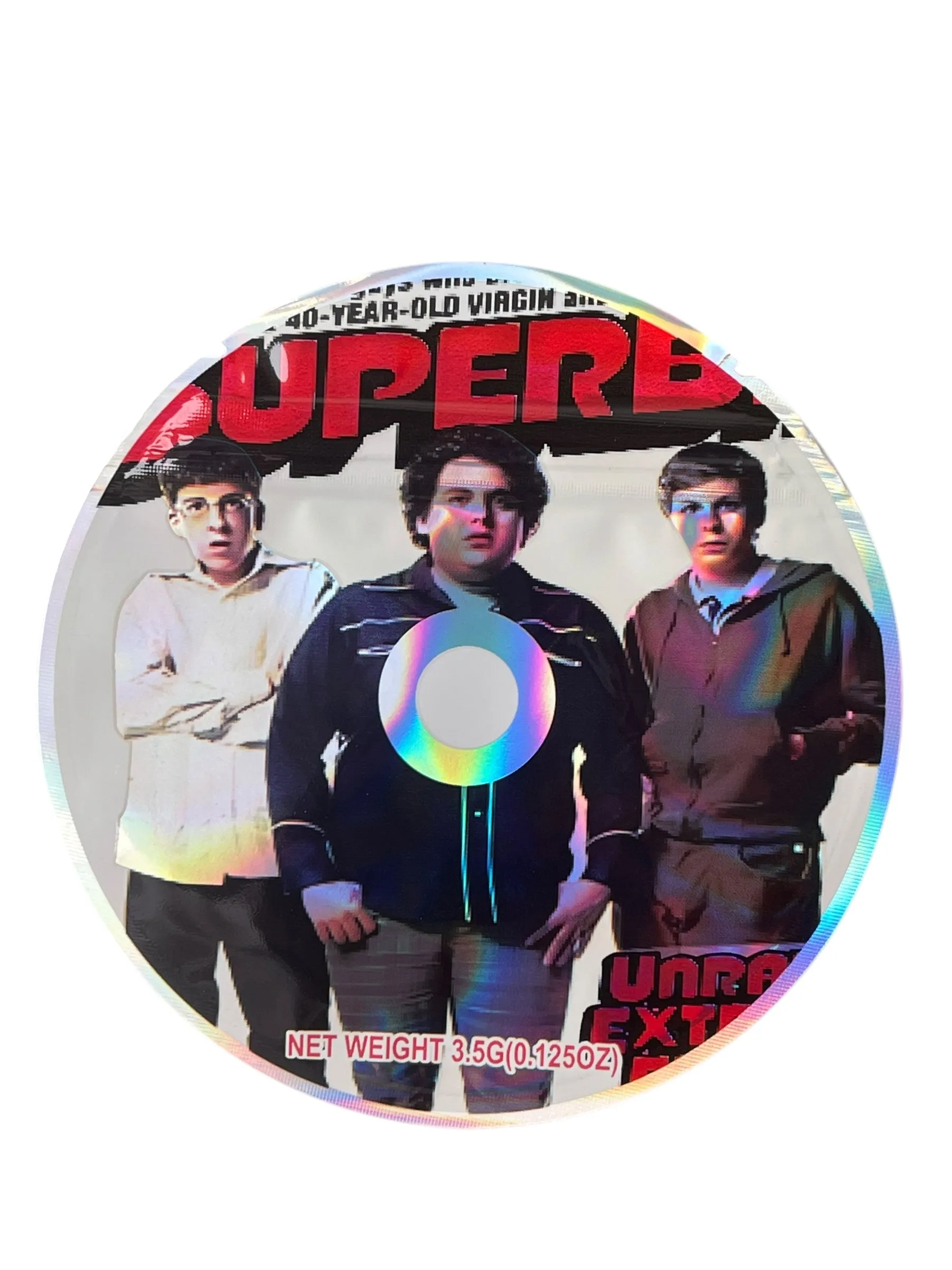 Superbad CD Cases With Mylar Bag 3.5 Grams