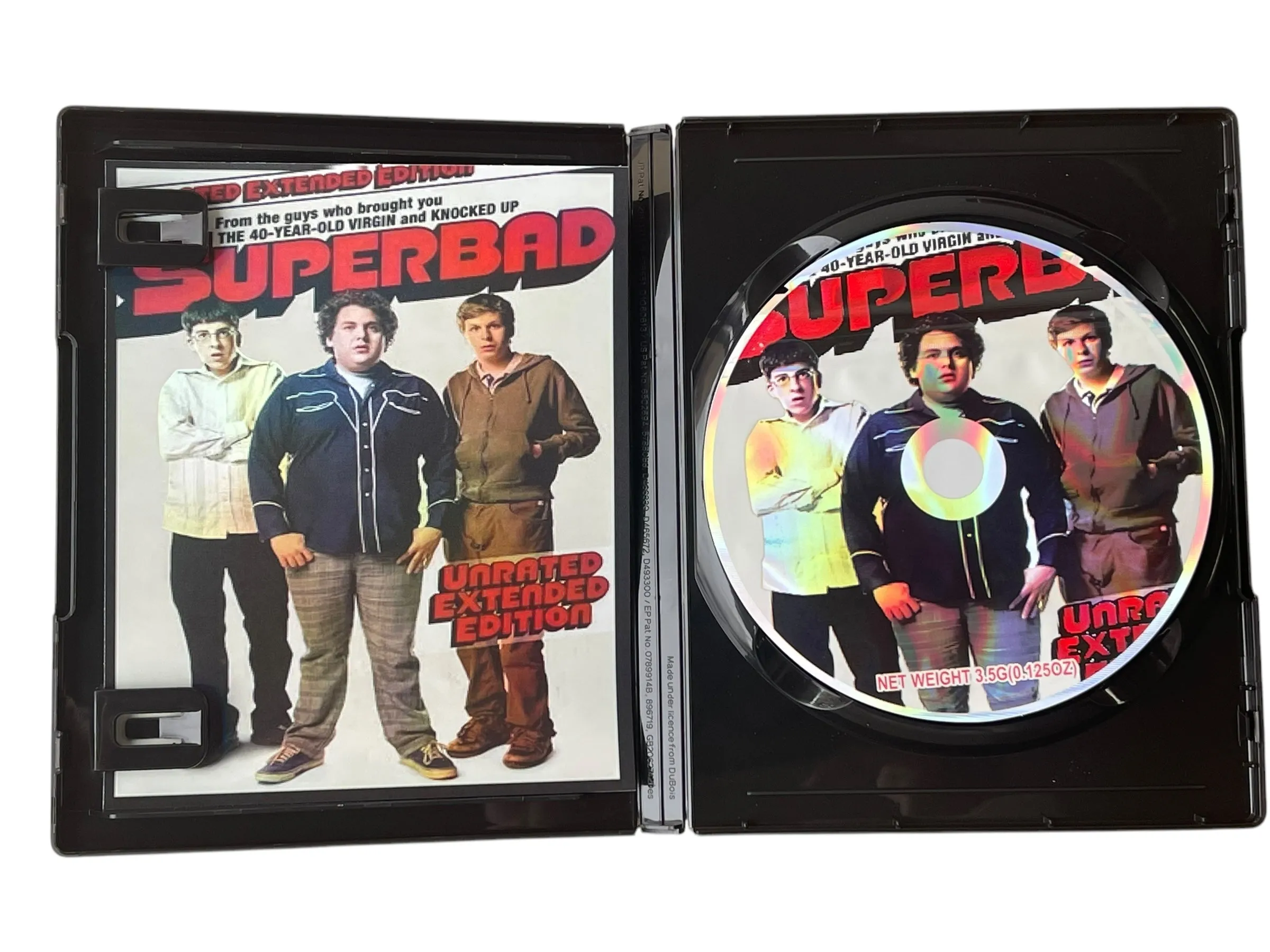 Superbad CD Cases With Mylar Bag 3.5 Grams