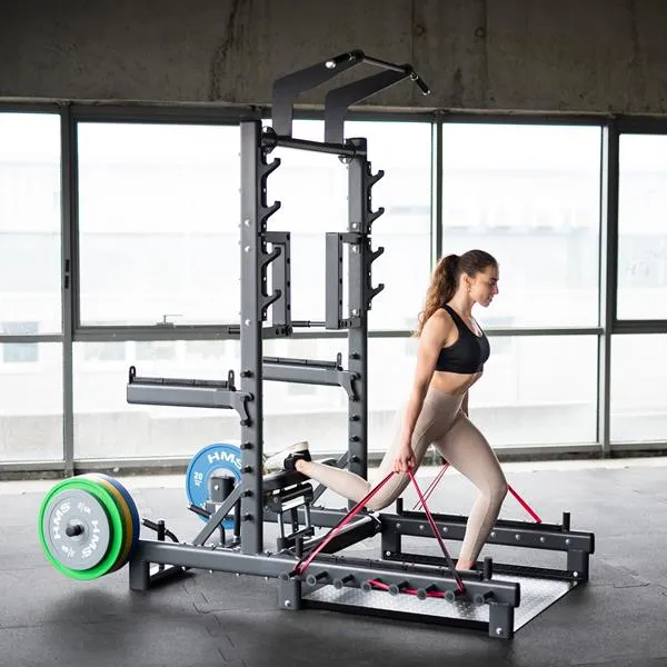 Suport Multifunctional HMS SMP01, cu Platforma pentru Ridicare Greutati