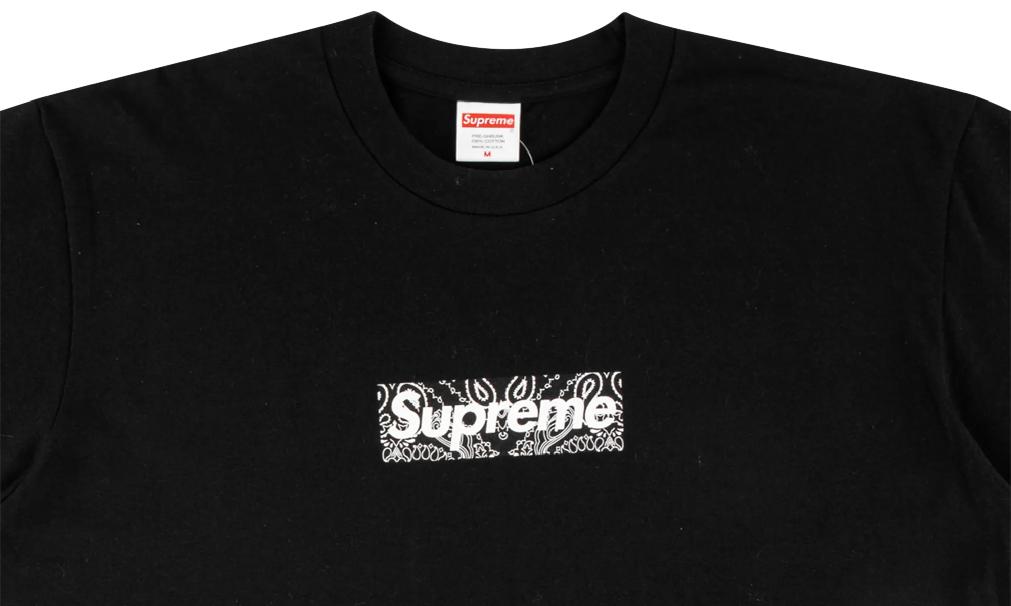 Supreme “Bandana Box Logo” Tee Black
