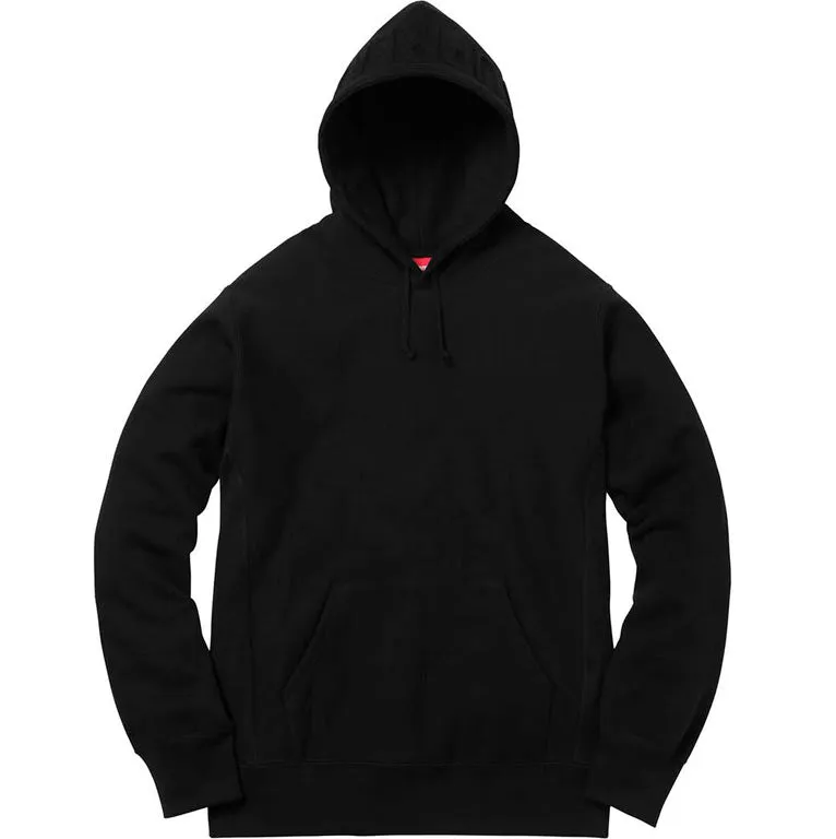 Supreme Embossed Logo Hoodie- Black