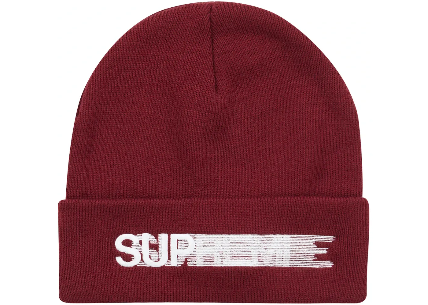 Supreme "Motion Logo" Beanie Burgundy
