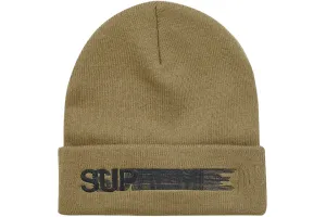 Supreme "Motion Logo" Beanie Taupe