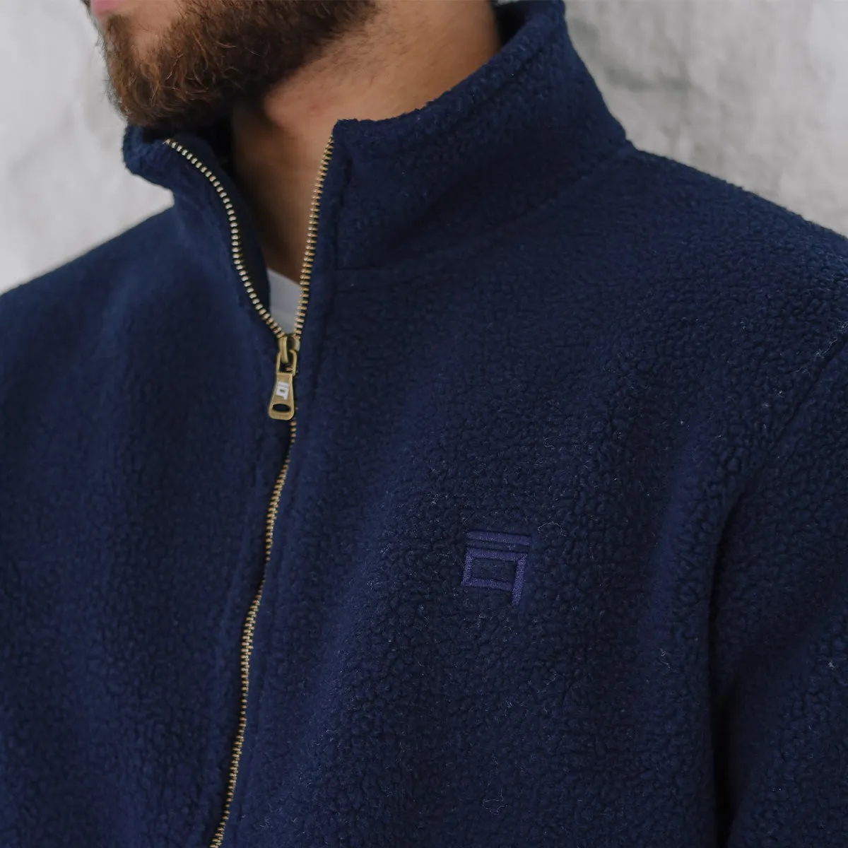 Teddy Jacket. Navy
