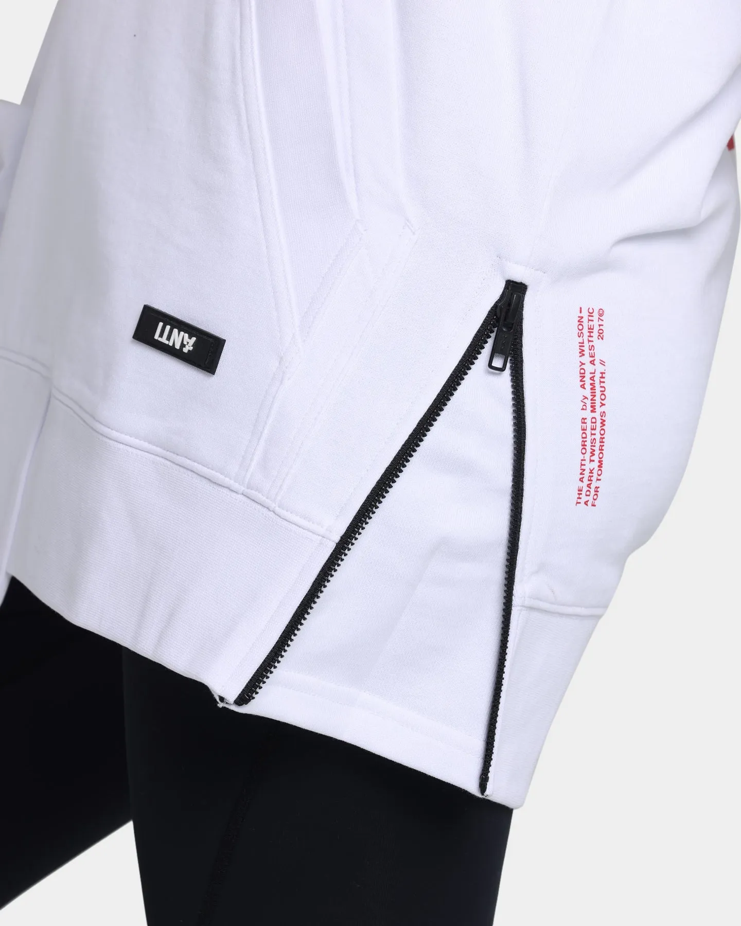 The Anti Order A10 Hyphen Hoodie White/Red