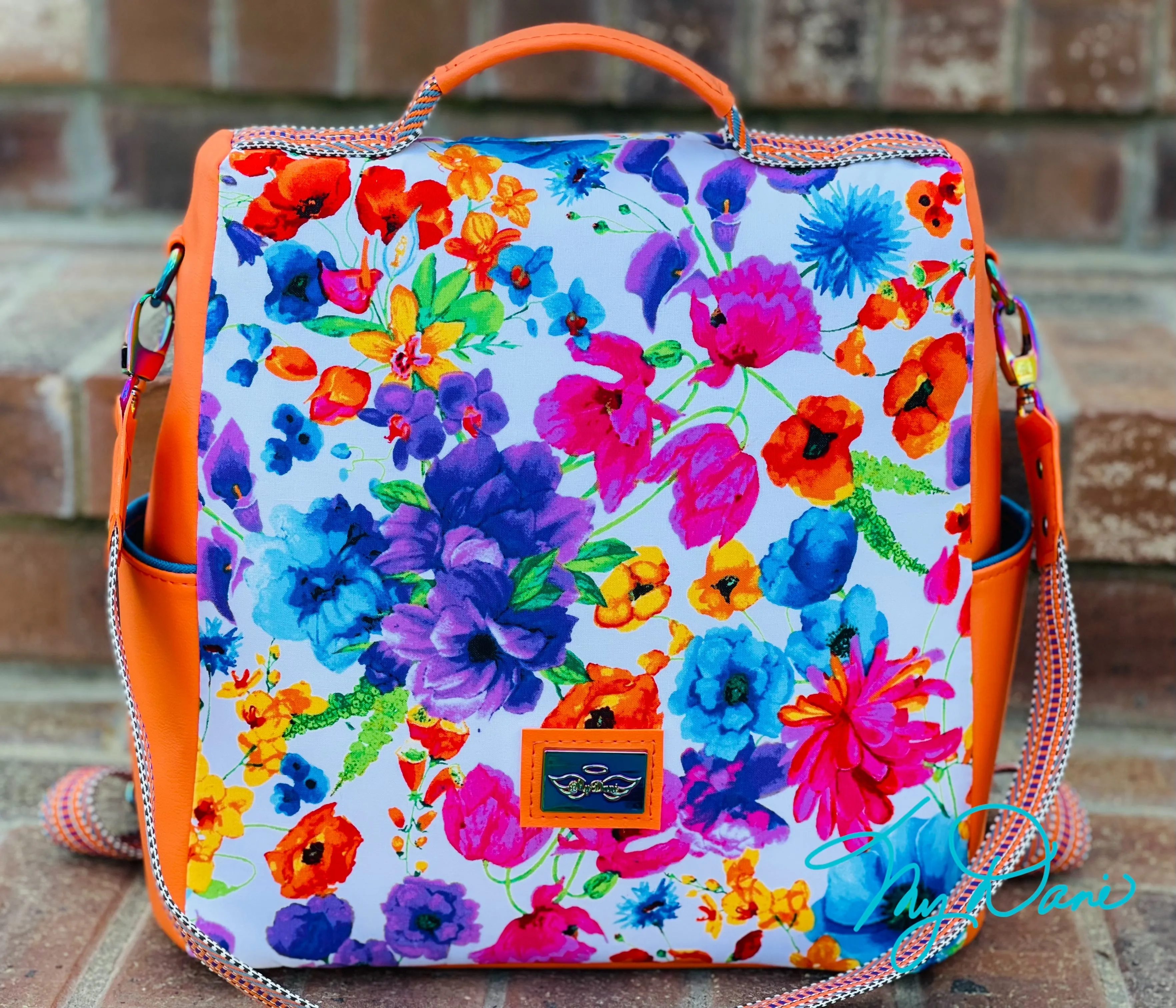 The Guardian Anti-Theft Backpack in Bright Floral