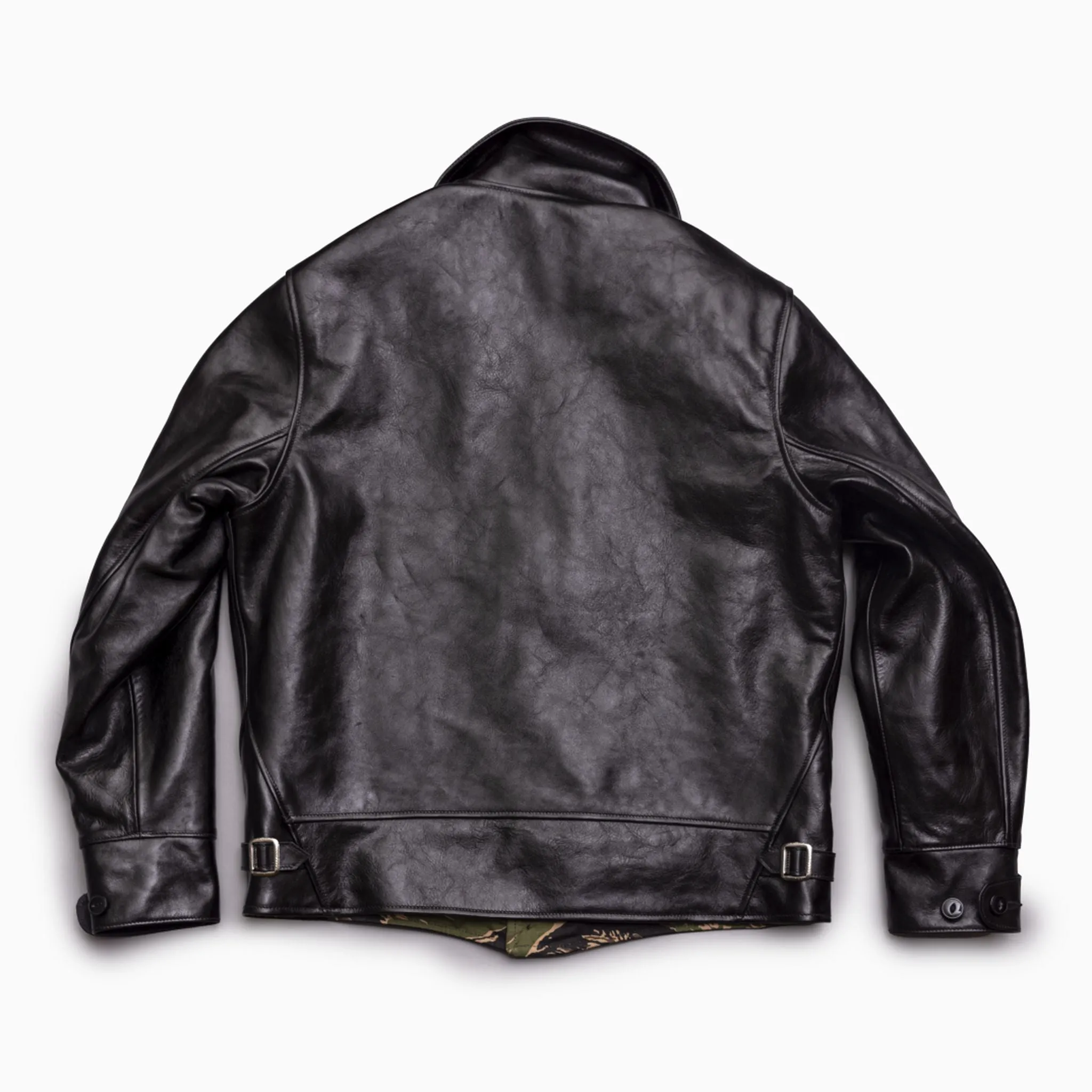 The Heron A-1 - Black Shinki Horsehide Oil Finish