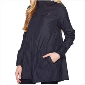 The North Face Womens Flychute Wind Resistant Navy A-Line Jacket Size Medium